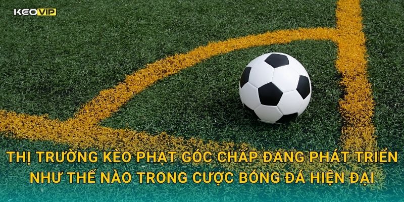 Thị trường kèo phạt góc chấp đang phát triển như thế nào trong cược bóng đá hiện đại