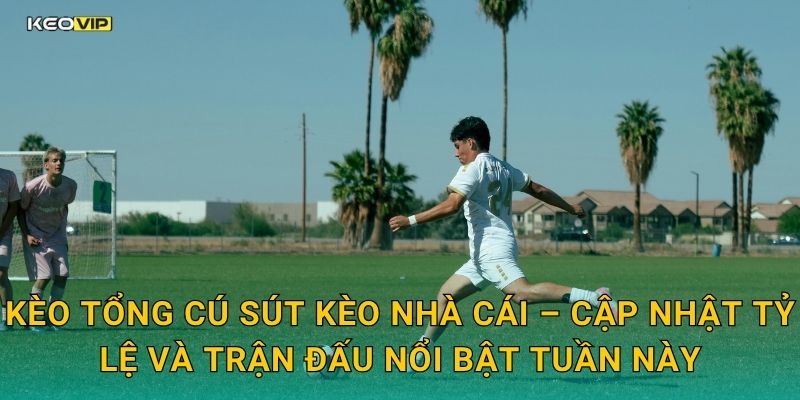Kèo tổng cú sút Kèo nhà cái – Cập nhật tỷ lệ và trận đấu nổi bật tuần này